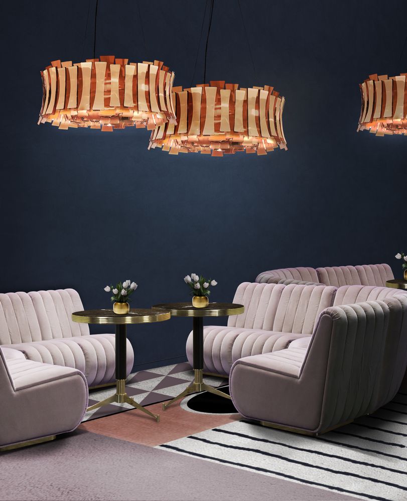 Hotel bedrooms - Etta Round | Suspension Lamp - DELIGHTFULL
