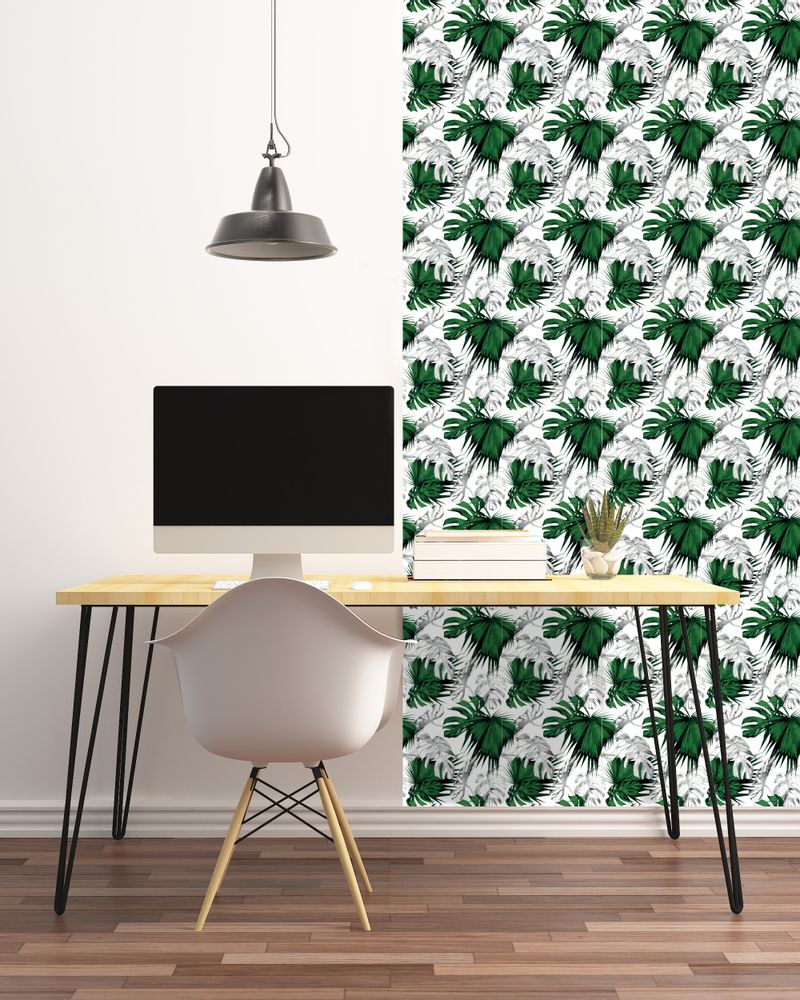 Ensembles muraux - Papier peint Exotique Floral Chic - EASY D&CO BY HD86