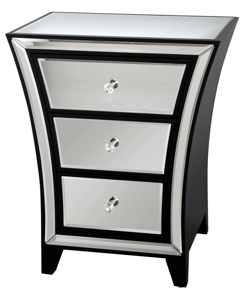Tables de nuit - CHEVET BOSTON 3 TIROIRS - LE DAUPHIN