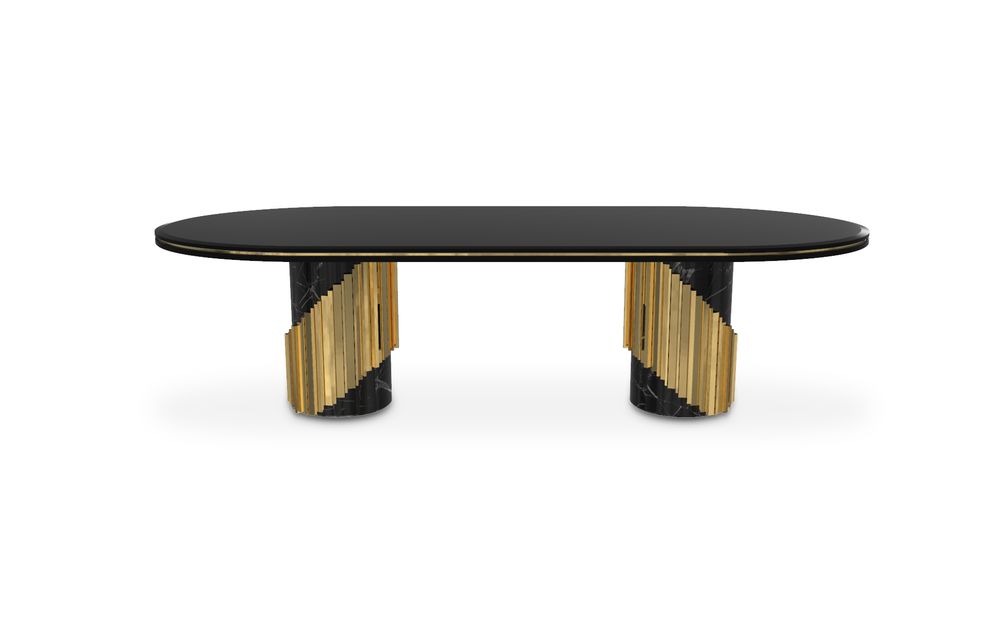 Tables Salle à Manger - Littus Oval Dining Table OFF - LUXXU