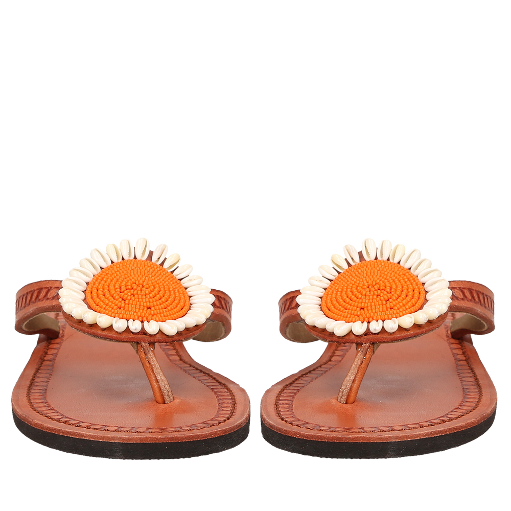 Shoes - JUA orange - ISHOLA