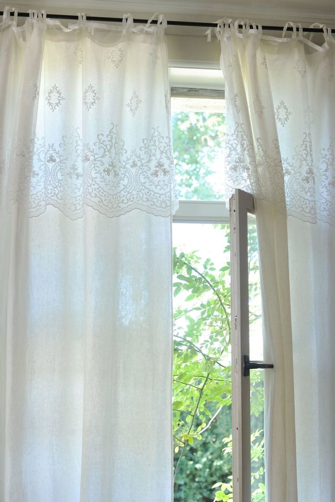 Curtains and window coverings - Audrey Lace - PIMLICO