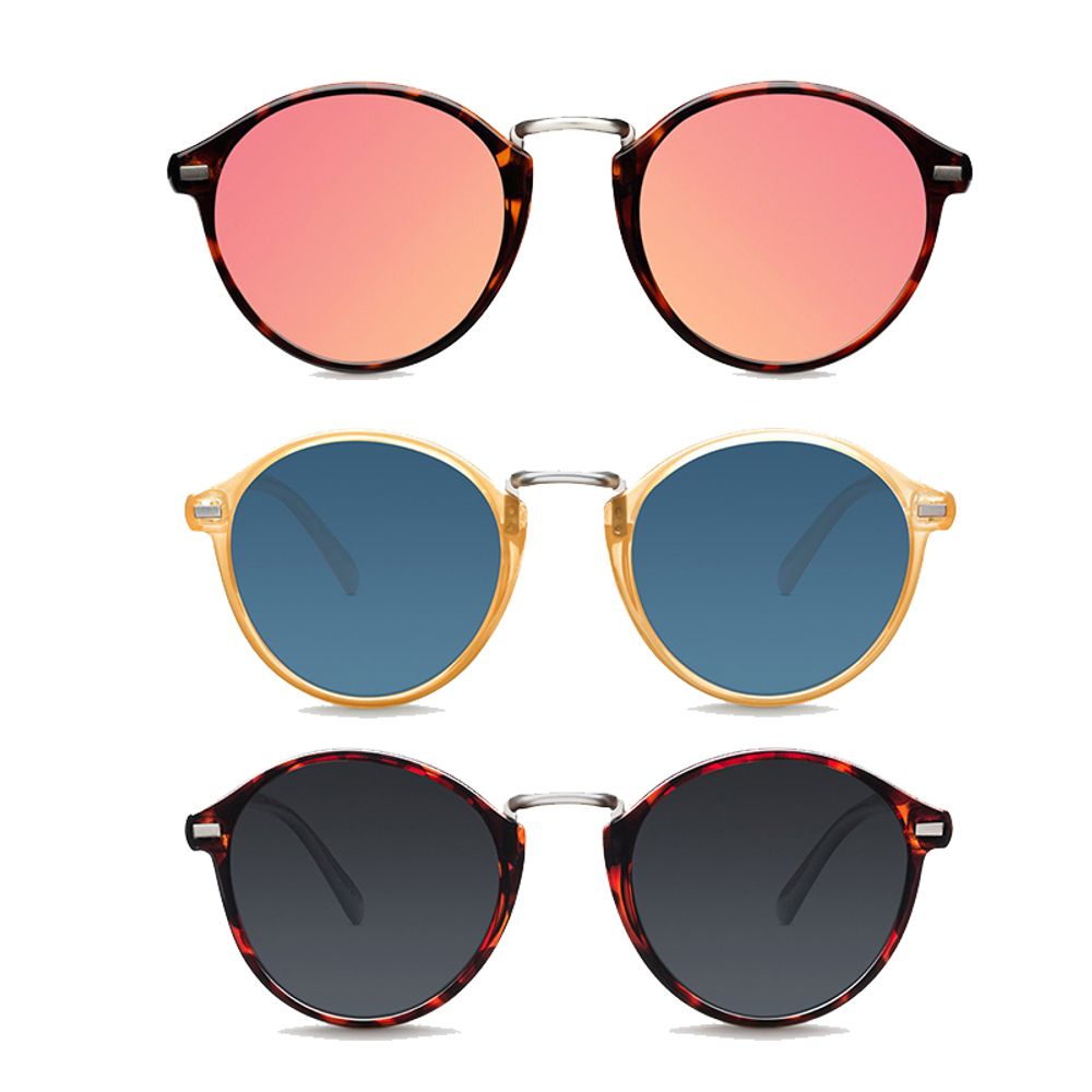 Glasses - sunglasses Polygon - tortoiseshell red lens - .POLYGON