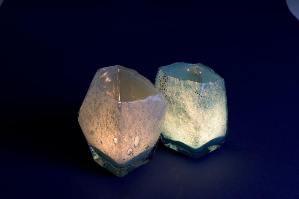 Vases - Vase DORIAN en pâte de verre - ASIATIDES