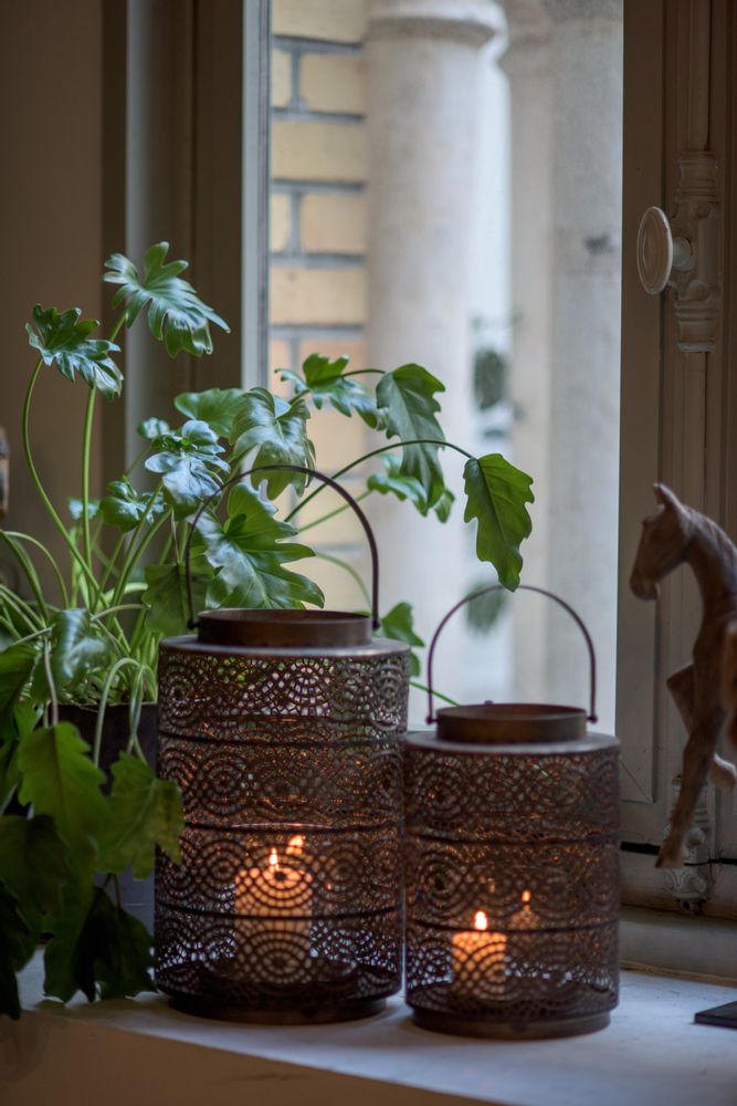 Decorative objects - MONA metal lantern. - ASIATIDES