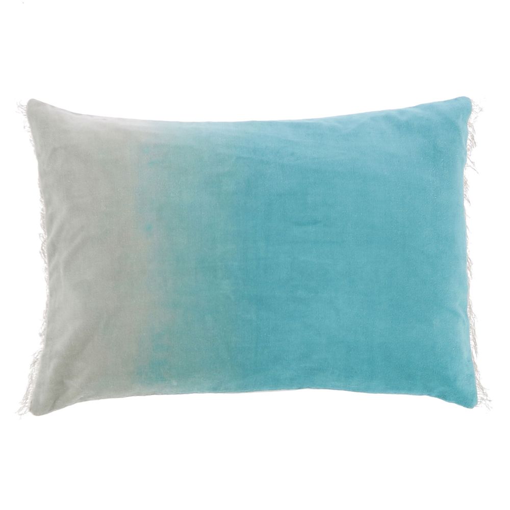 Plaids - Bout de lit en velours de coton Tie & Dye - Shadow - EN FIL D'INDIENNE...