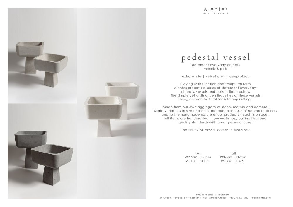 Chambres d'hôtels - PÉDESTAL Vaisseau de pièce centrale - ALENTES