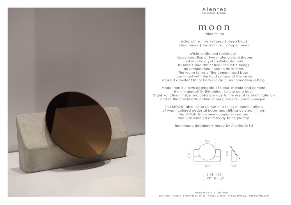 Mirrors - MOON table mirror - ALENTES