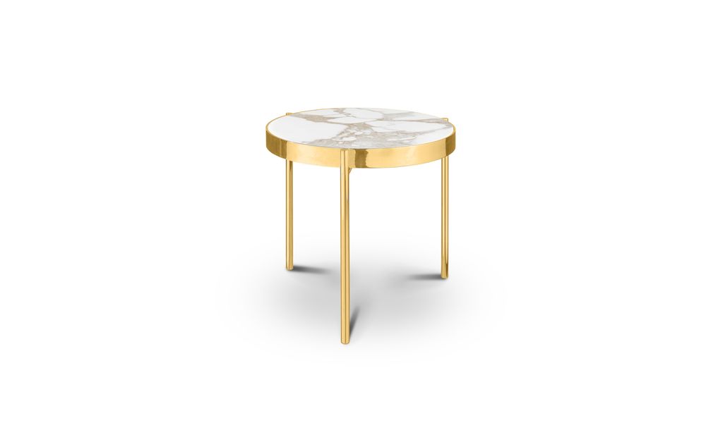 Tables basses - KANDINSKY | Side Table Round - Calacatta - OIA  DESIGN