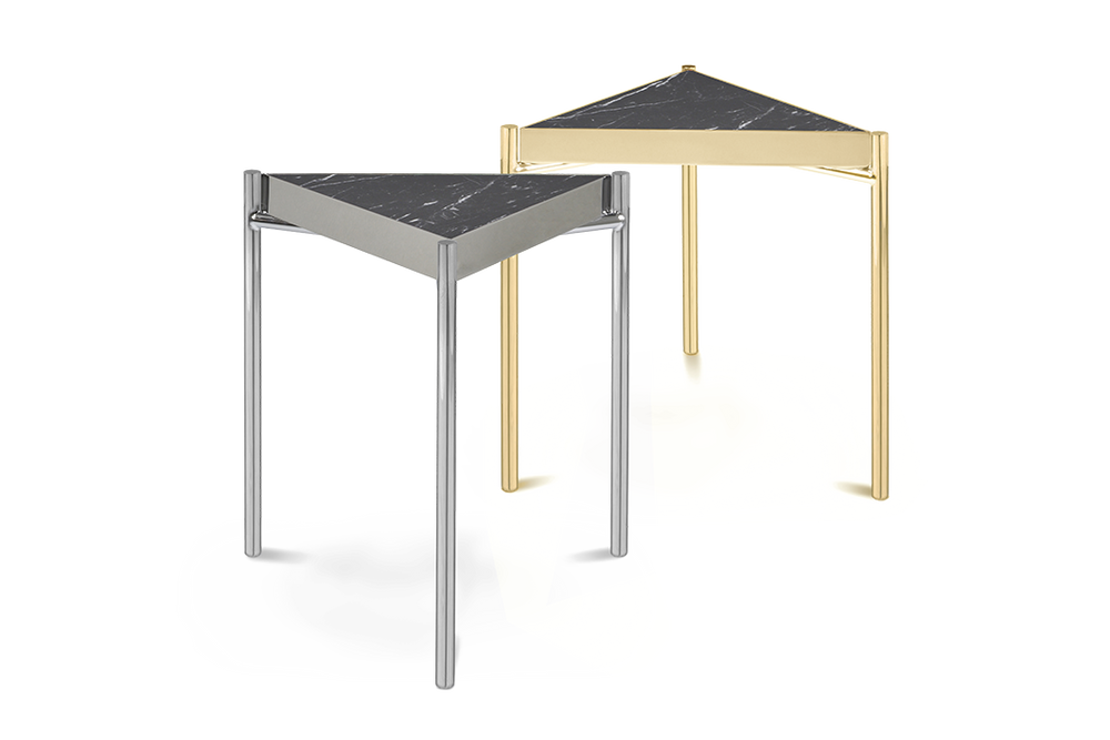 Tables basses - KANDINSKY | Side Table Triangular - Indian Green - OIA DESIGN