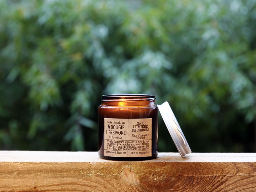 Decorative objects - No. 6 : LUMIERE DE NEROLI - Neroli + Verbena - Small - LA BOUGIE HERBIVORE