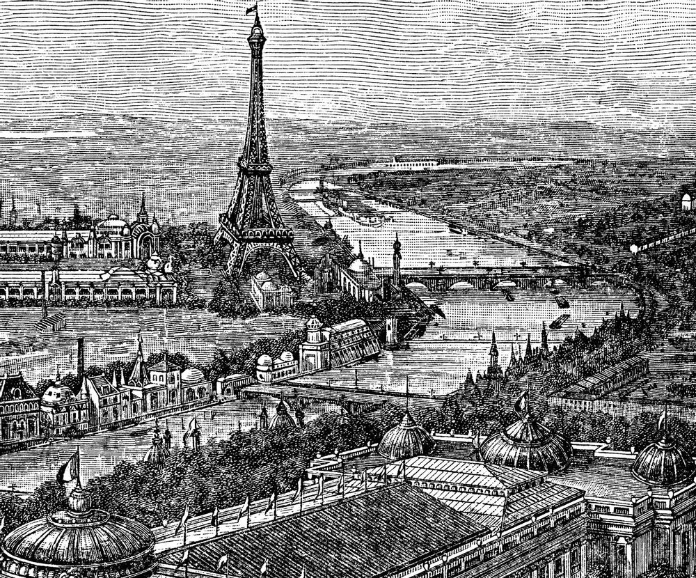 Autres tapis - Set de Table Gravure - Paris 1900 - CIMENT FACTORY