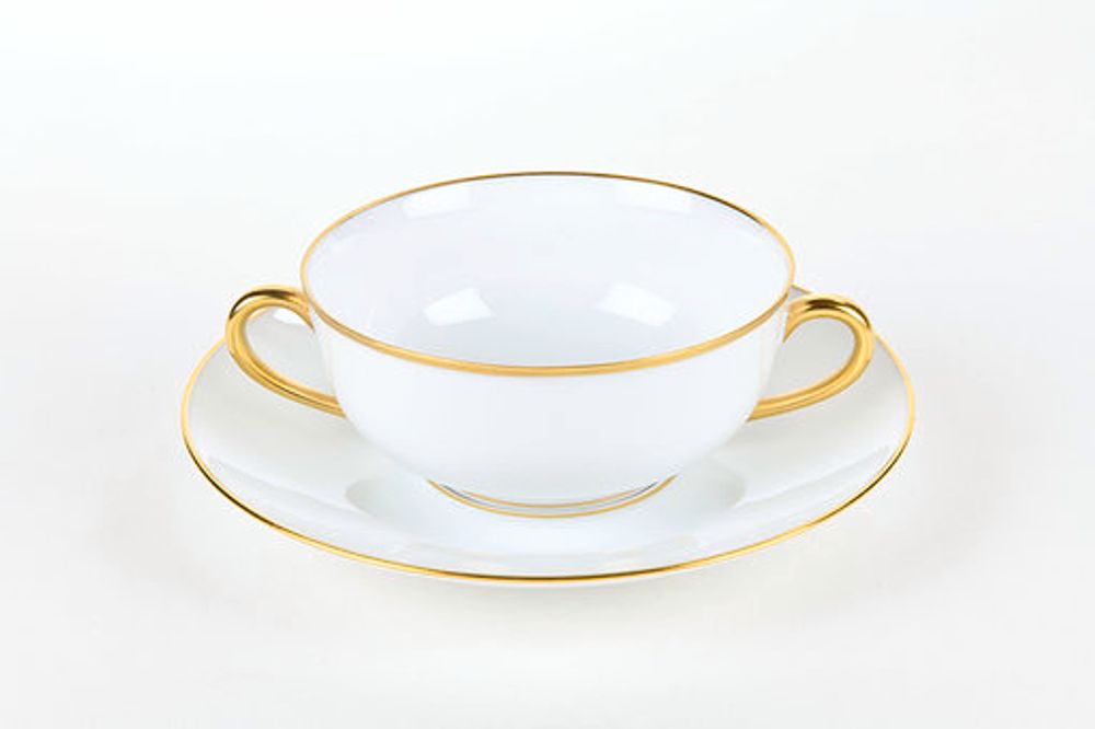 Mugs - The matt gold ELEGANCE breakfast cup - ALAIN BABULE