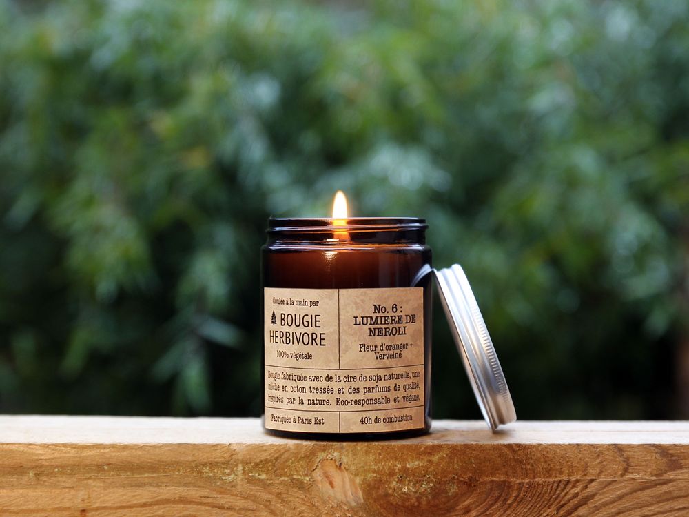 Decorative objects - No. 6 : LUMIERE DE NEROLI - Neroli + Verbena - Medium - LA BOUGIE HERBIVORE