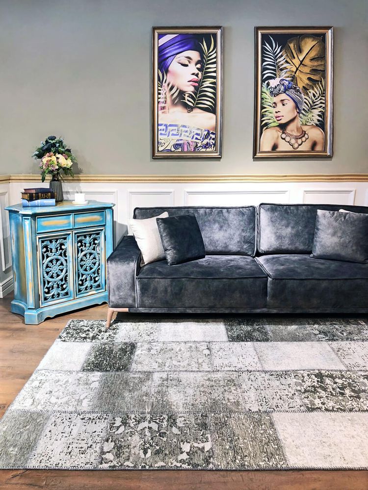 Bespoke carpets - Moretti Patchwork rug - LOOMINOLOGY RUGS