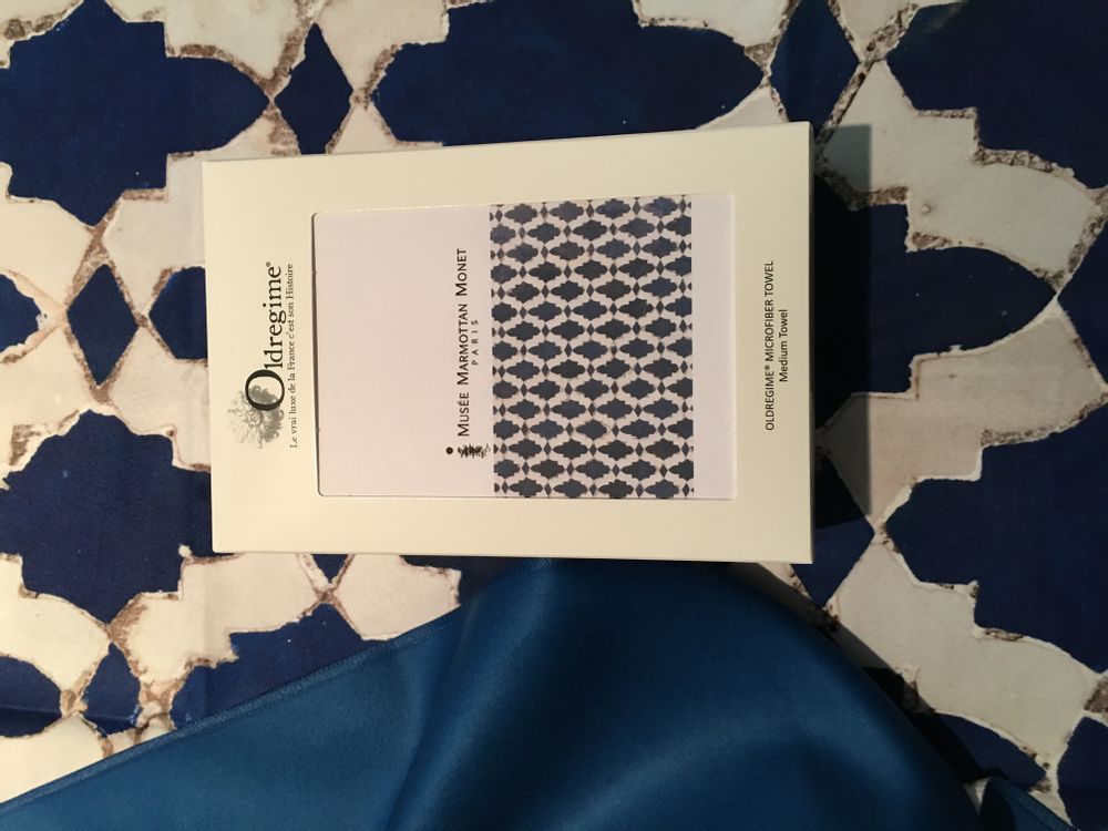 Other bath linens - Bath towels in velvet microfiber - Collection for Musée Marmottan Monet Paris - OLDREGIME