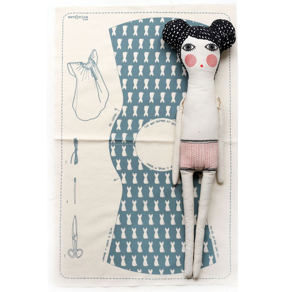 Soft toy - Organic Cotton Doll - SEVERINA KIDS