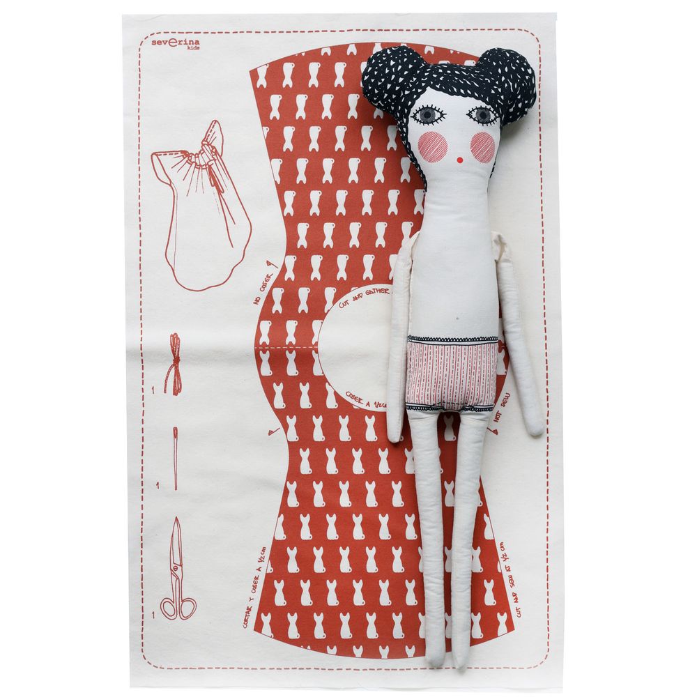 Soft toy - Organic Cotton Doll - SEVERINA KIDS