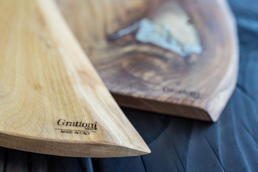 Kitchen utensils - AG CUTTING BOARD WITH SILVER - GRATTONI 1892 SRL MADE IN ITALY