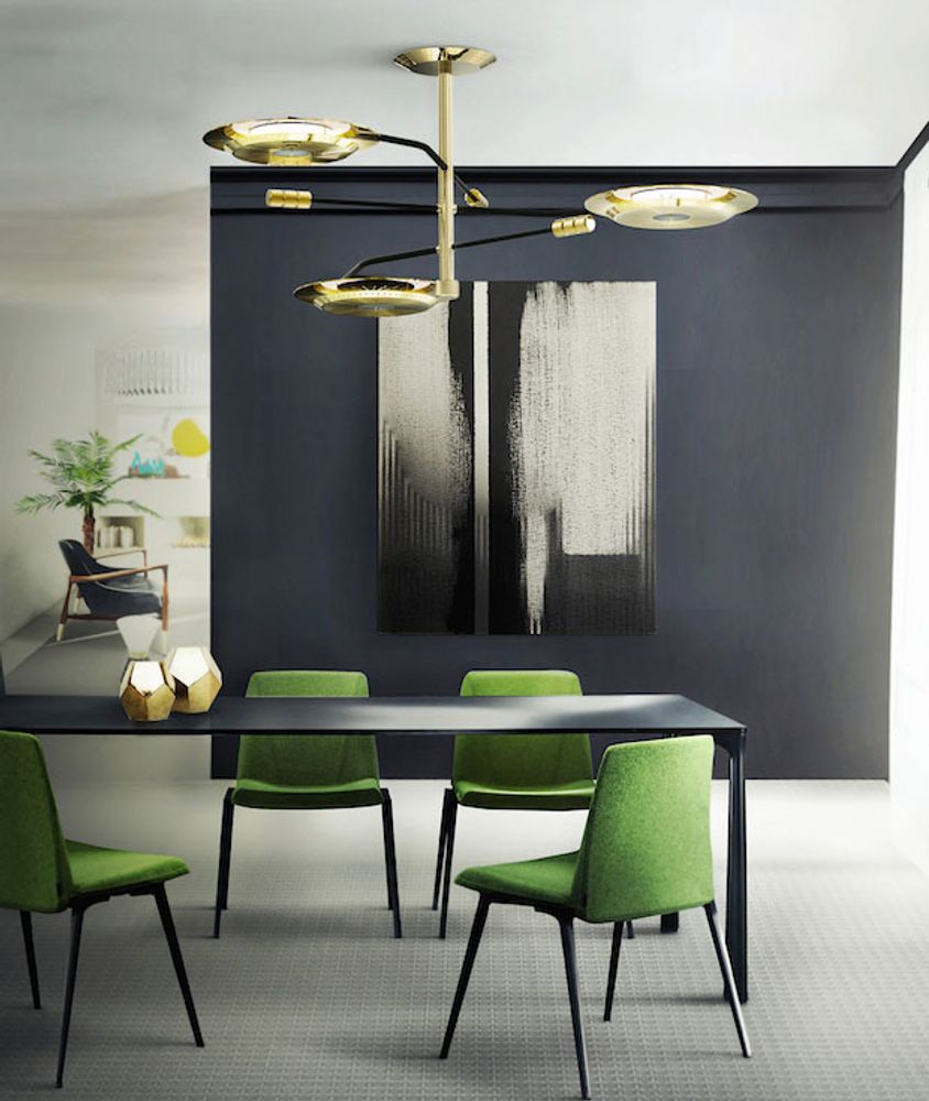 Office design and planning - Hendrix Suspension Lamp  - COVET HOUSE