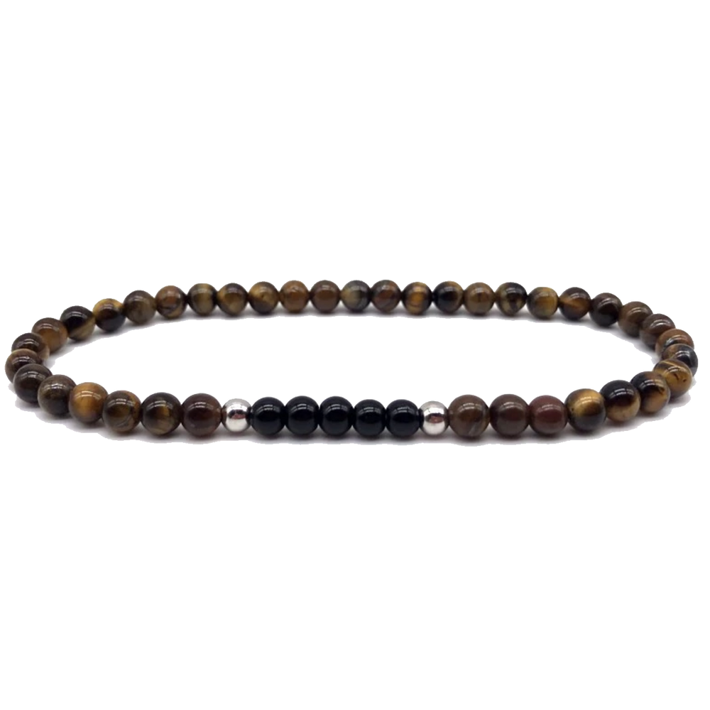 Jewelry - Stone Bracelet tiger's eyes - Onyx - .POLYGON