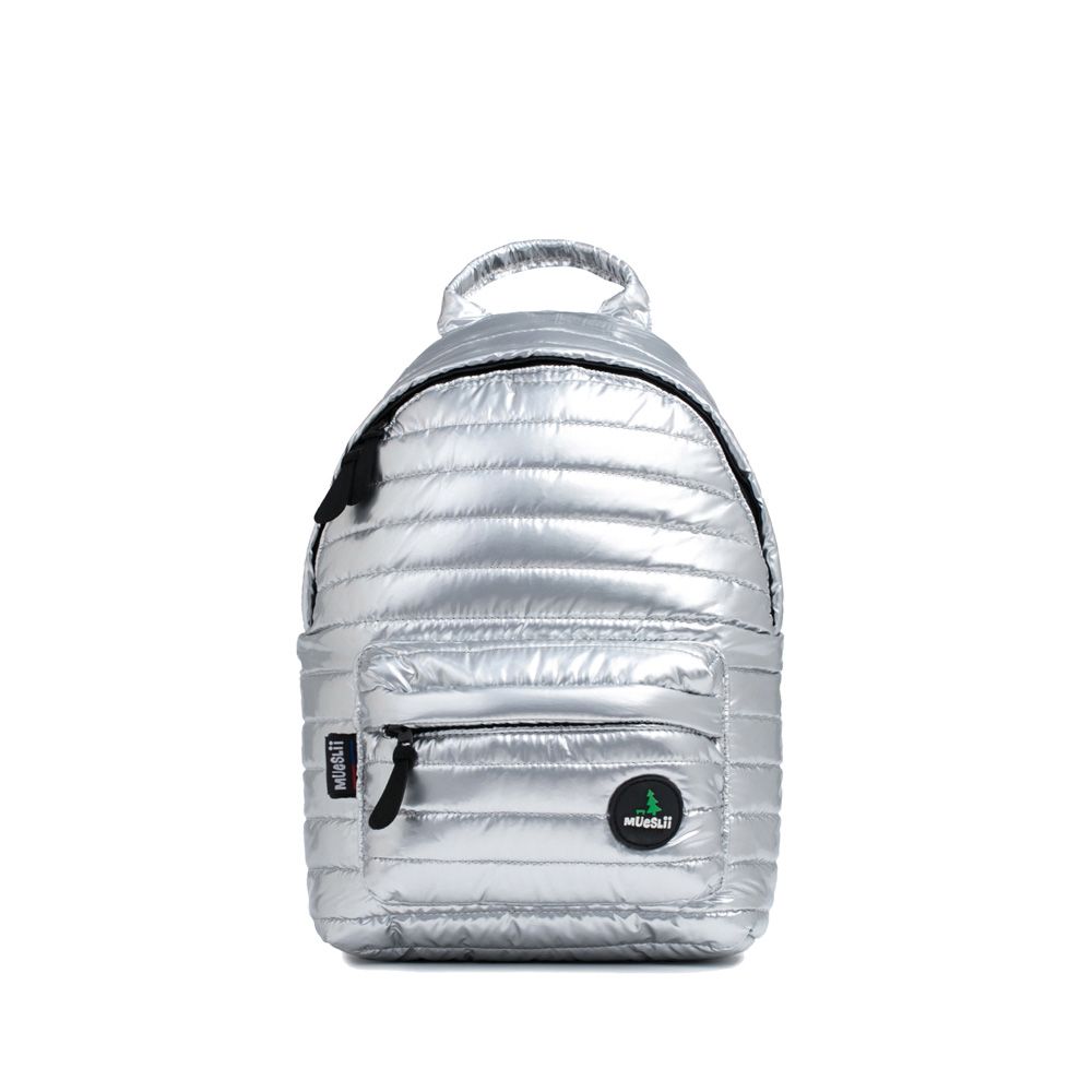 Bags and totes - MiDue_9 Backpack Metal – silver  - MUESLII