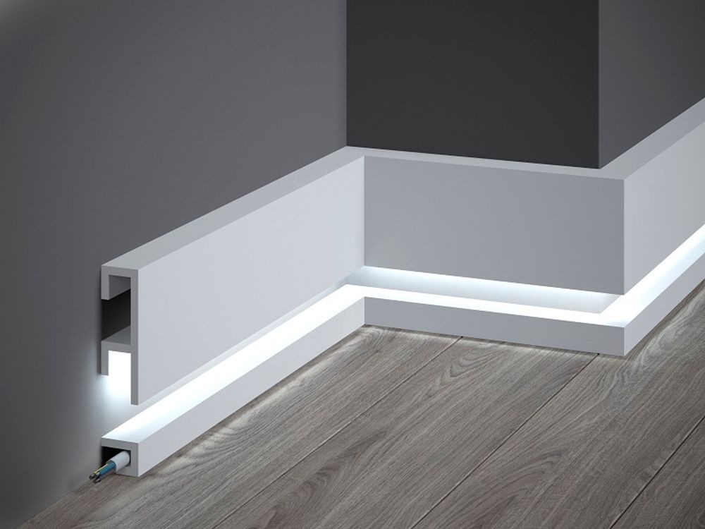 Moulures pour plafonds - Plinthe d’éclairage indirect - MARDOM DECOR