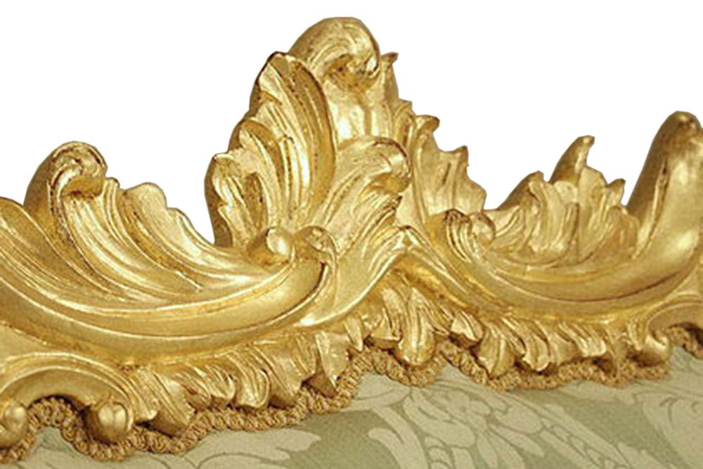 Sofas - Thomas Chippendale Hand Carved Gilded Sofa - THOMAS & GEORGE ARTISAN FURNITURE