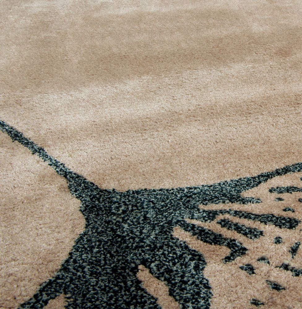 Other caperts - BLACK AND NUDE MACUSHI RUG - RUG'SOCIETY