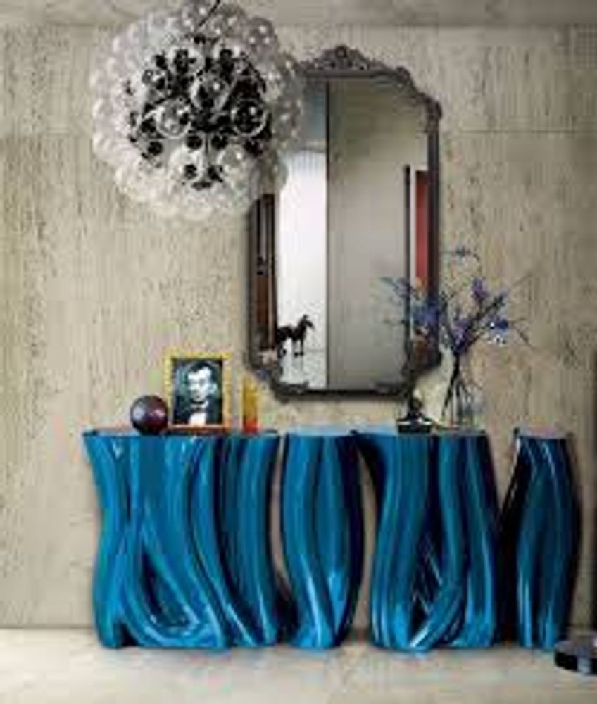 Console table - Monochrome Gold Console Table - COVET HOUSE