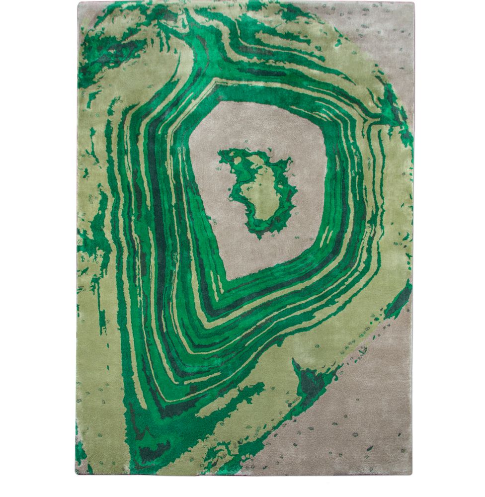 Other caperts - GREEN AGATHA RUG - RUG'SOCIETY