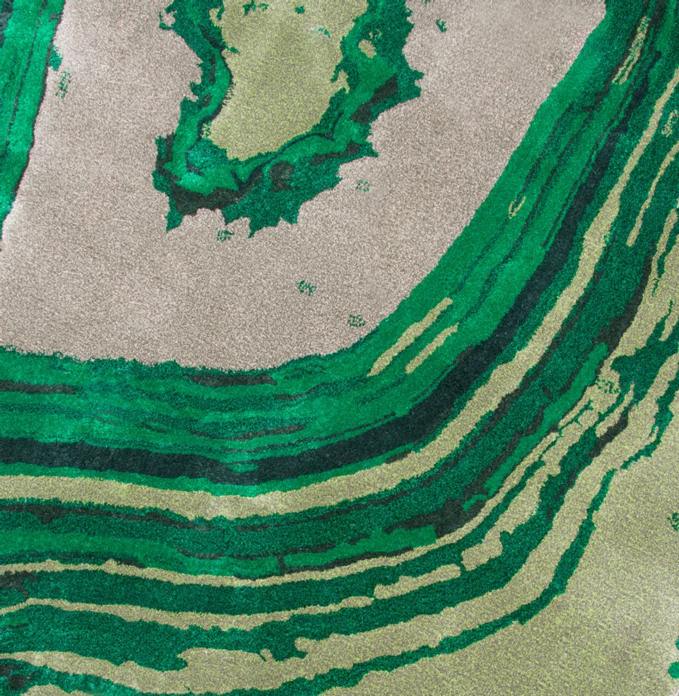 Other caperts - GREEN AGATHA RUG - RUG'SOCIETY