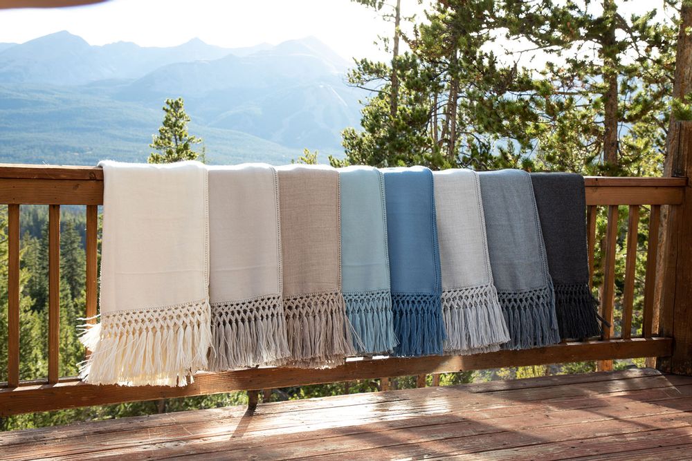 Plaids - Plaids Alpaga, Tibet - FIBRE BY AUSKIN