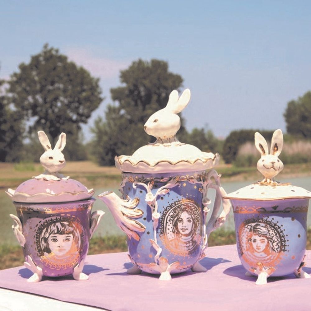 Céramique - Services de thé - CECILIA COPPOLA CERAMICHE