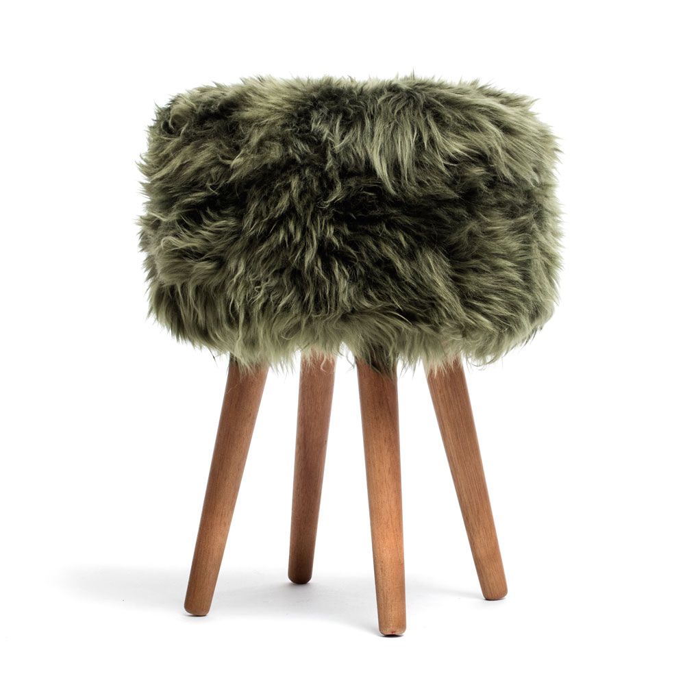 Design objects - Royal Dream New Zealand Sheepskin Stool - ROYAL DREAM
