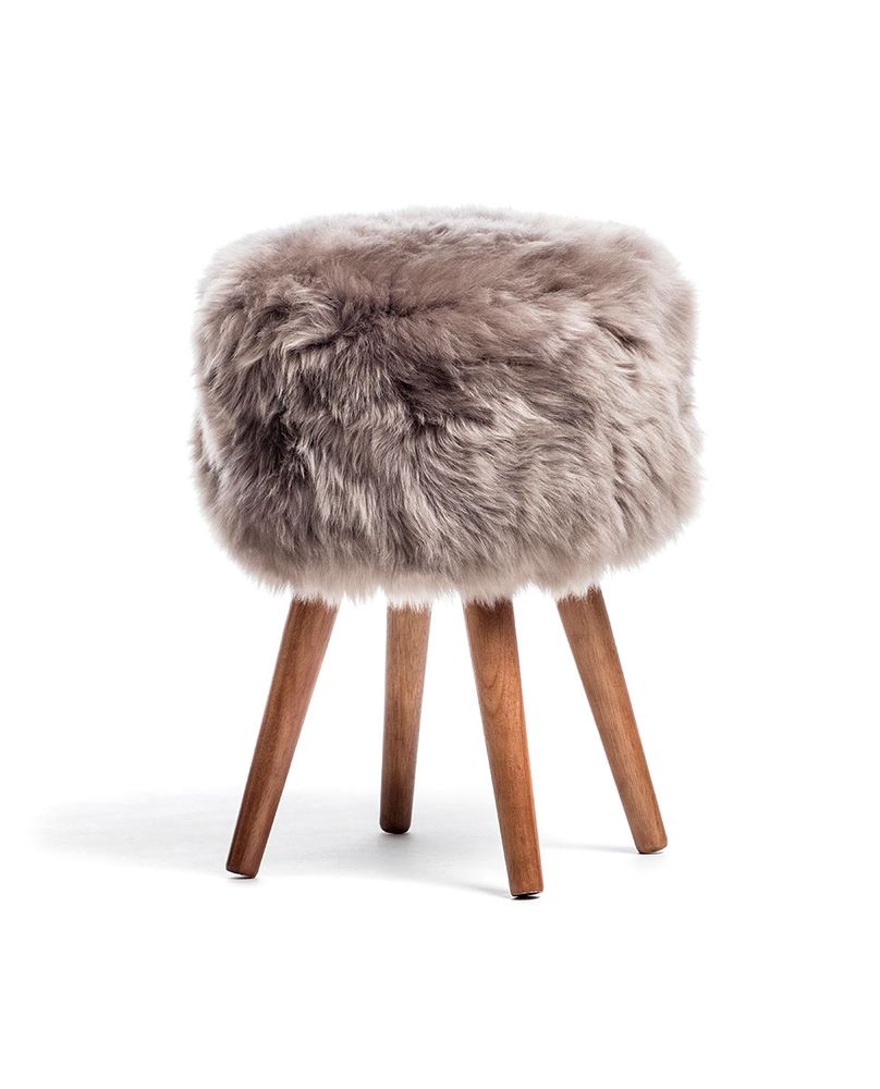 Design objects - Royal Dream New Zealand Sheepskin Stool - ROYAL DREAM