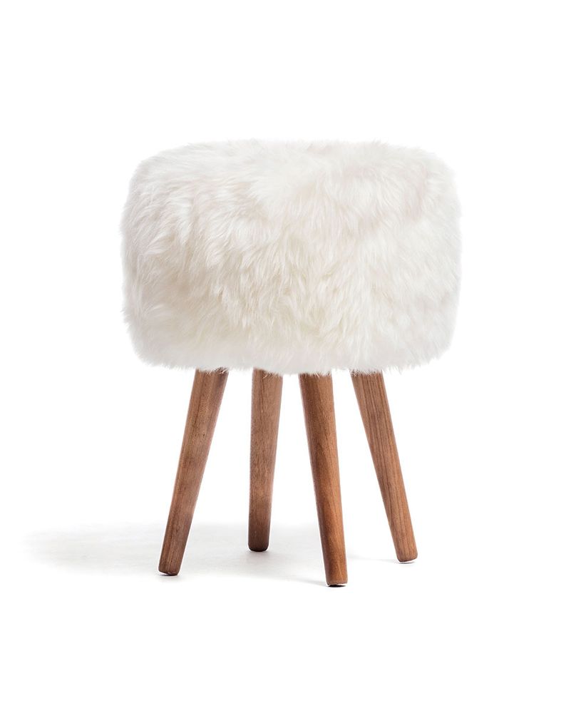 Design objects - Royal Dream New Zealand Sheepskin Stool - ROYAL DREAM