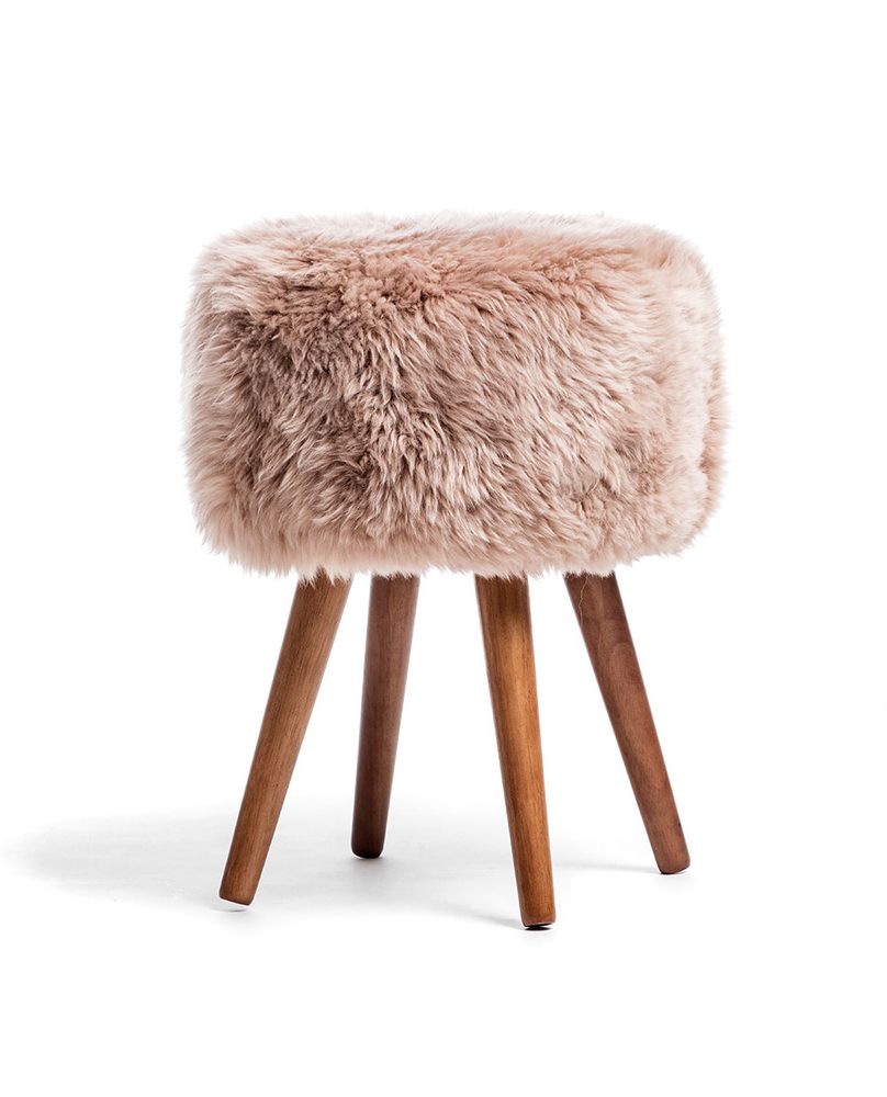 Design objects - Royal Dream New Zealand Sheepskin Stool - ROYAL DREAM