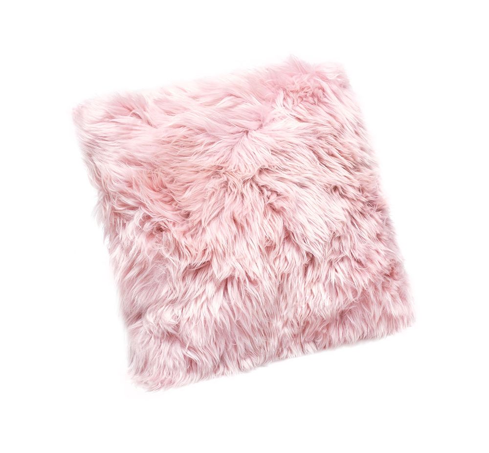 Fabric cushions - Royal Dream New Zealand Sheepskin Cushion - ROYAL DREAM
