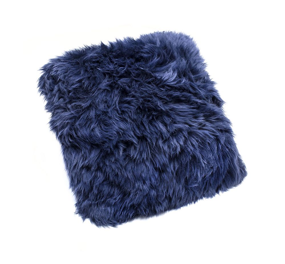 Fabric cushions - Royal Dream New Zealand Sheepskin Cushion - ROYAL DREAM