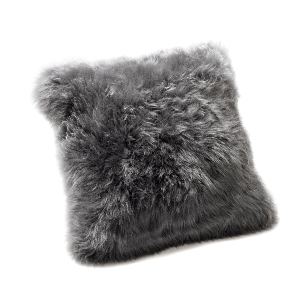 Fabric cushions - Royal Dream New Zealand Sheepskin Cushion - ROYAL DREAM
