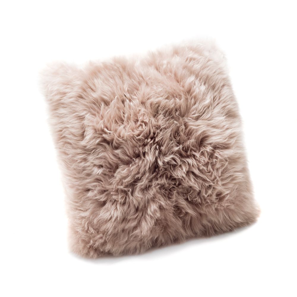 Fabric cushions - Royal Dream New Zealand Sheepskin Cushion - ROYAL DREAM