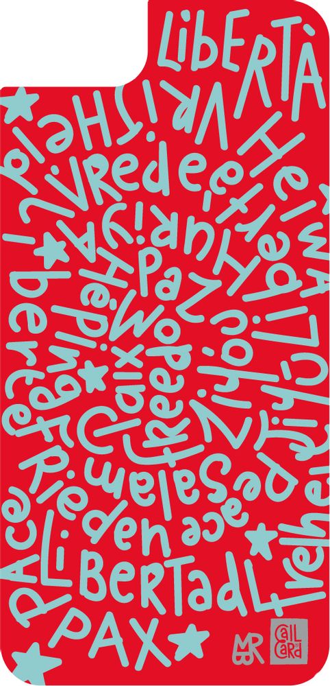 Objets design - ÉTUI DE TÉLÉPHONE PAX LIBERTAD - CALL CARD®