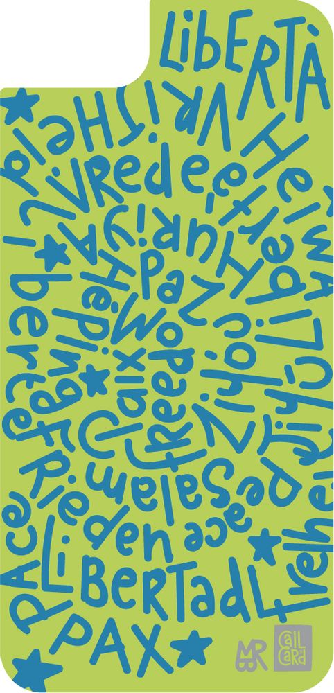 Objets design - ÉTUI DE TÉLÉPHONE PAX LIBERTAD - CALL CARD®