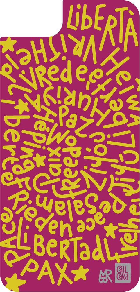 Objets design - ÉTUI DE TÉLÉPHONE PAX LIBERTAD - CALL CARD®