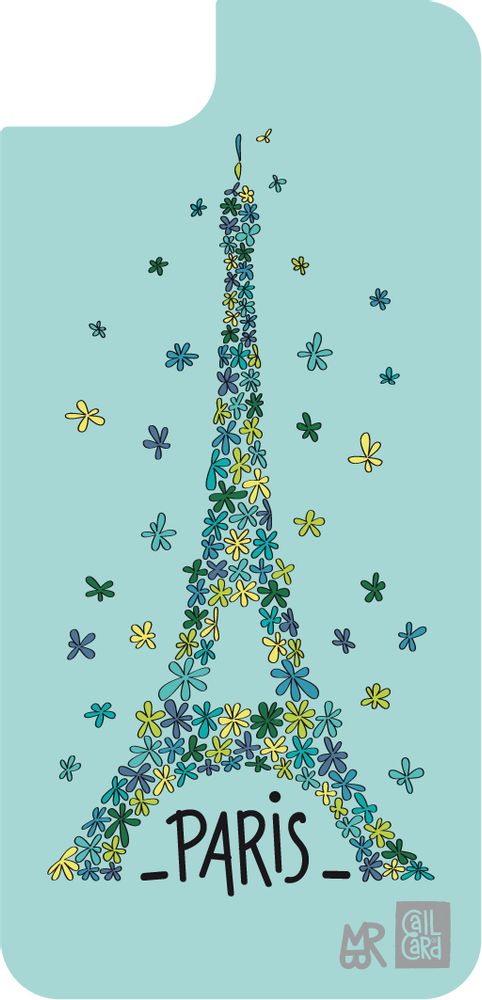 Apparel - FLOWER TOWER PHONE CASE - CALL CARD®