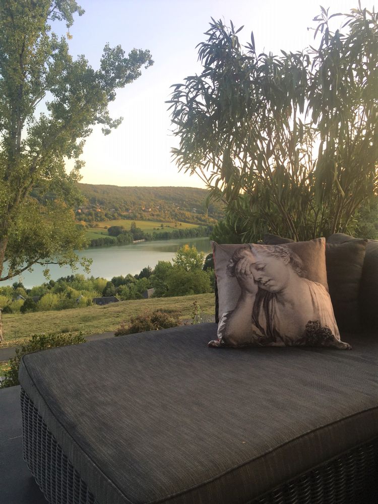 Fabric cushions - Printed Square Pillows - OLDREGIME