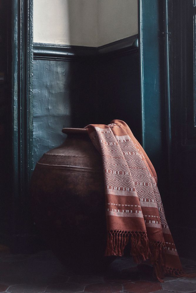 Objets de décoration - PLAID DIEGO, Terracotta - COUTUME