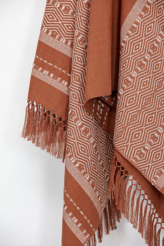 Objets de décoration - PLAID DIEGO, Terracotta - COUTUME