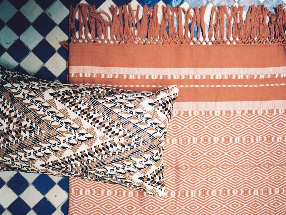 Objets de décoration - PLAID DIEGO, Terracotta - COUTUME